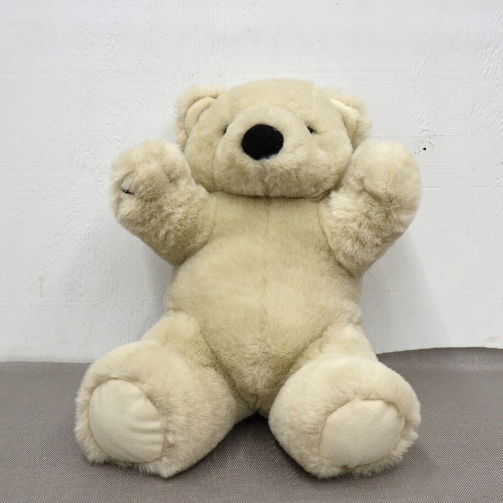 Vintage 12in Tall Teddy Bear Arms up for a Hug The Bearific Bear Factory